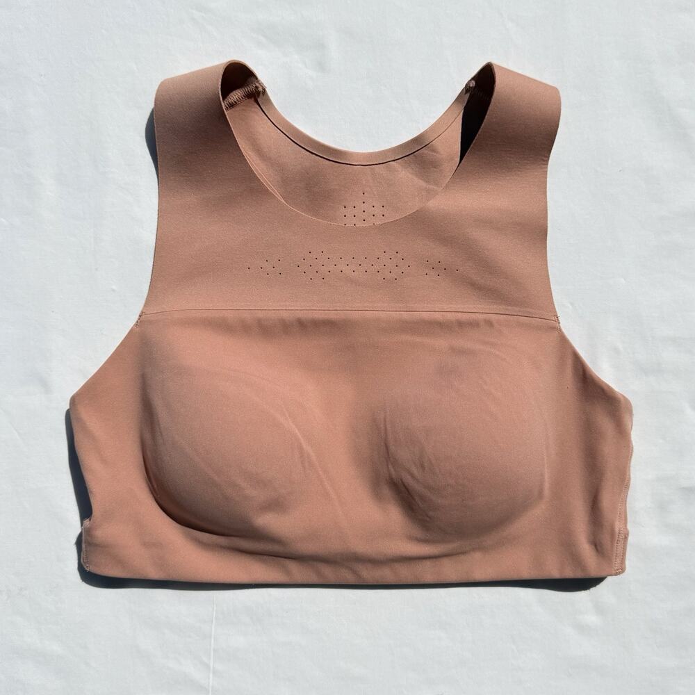 Chantelle High Neck Low Impact Wireless Sports Bra Womens Small Fountain